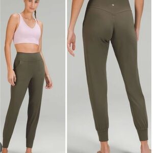 Olive Green Women's lululemon align joggers